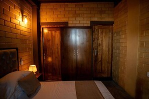 1 sovrum och sängkläder