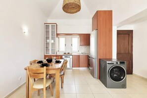 Basic Room, Pool View | Dining room - Cassiopeia 5 BR Villa on beach with pool (Maleme)