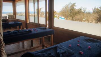 Body treatments, hot stone massages, deep-tissue massages