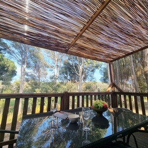 Bungalow | Balcony - Bungalow in L'escala Near Sandy Beaches (L'Escala)