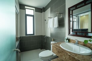 Blick von der Unterkunft
