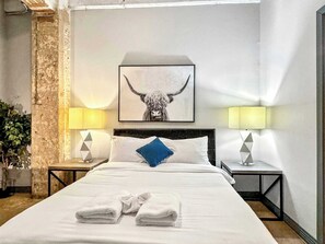 2 slaapkamers, een strijkplank/strijkijzer, wifi, beddengoed