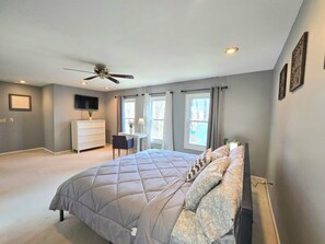 5 bedrooms, iron/ironing board, travel crib, free WiFi