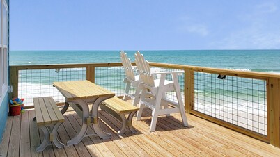 Beach Blast: Gulf-Front 3bd/2ba on North Cape - Ocean Views From Every Room