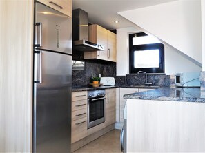 Apartment | Private kitchen - Apartment in L'escala Near Beaches & Empuries (L'Escala)