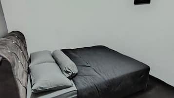Premium bedding, desk, soundproofing, iron/ironing board