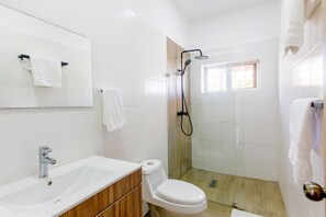 Hair dryer, towels
