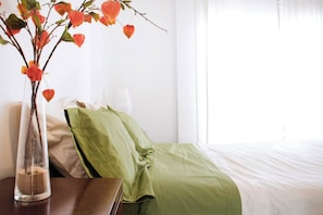 1 habitación, tabla de planchar con plancha, wifi y ropa de cama 