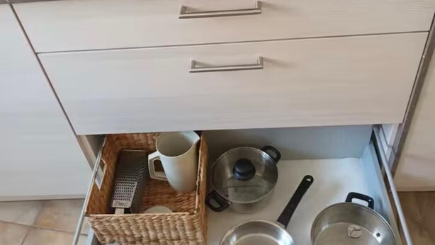 Private kitchen - Vacation apartment no. 1, town center, Randersacker (Randersacker)