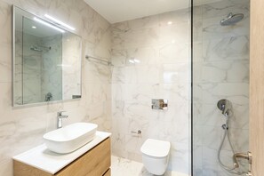Hair dryer, towels, soap, toilet paper - Grec Suites Dafni, Athens Family Apartment by GrecCollection (Dafni)