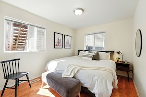 2 habitaciones, escritorio, wifi y ropa de cama 