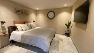 1 bedroom, travel crib, WiFi, bed sheets