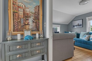 Smart-tv en een open haard