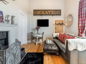 TV, fireplace - Escape to our luxury cottage in Ganton, near Scarborough. (Ganton, near Scarborough)