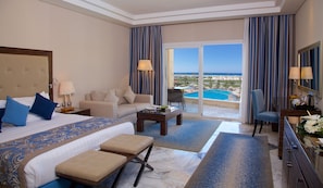 Deluxe Double or Twin Room Sea View | Minibar, free cots/infant beds, free WiFi, bed sheets - Ghazala Luxury Collection Alamein (El Alamein)