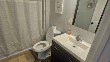 Towels, soap, toilet paper