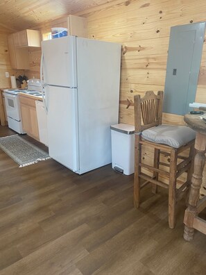 Interior - Custom built cool cabin with AC in Holiday Beach. Not a converted shed. (Rockport)