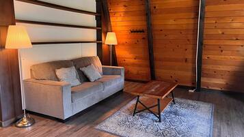 Smart-tv och eldstad