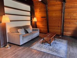 Smart-tv och eldstad