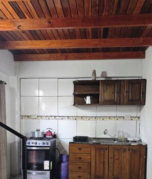 Microwave, oven, stovetop, electric kettle