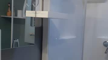 Een douche, een haardroger