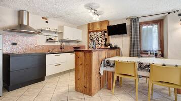 Kühlschrank, Mikrowelle, Herdplatte, Geschirrspüler