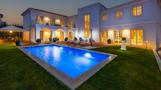 Una piscina riscaldata