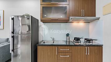 Apartament, 2 dormitoris, vistes a la ciutat | Cuina privada