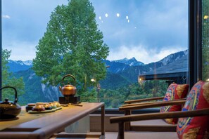 Vue depuis l’hébergement