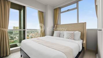Apartment, 2 Bedrooms, City View | 2 bedrooms, iron/ironing board, free WiFi