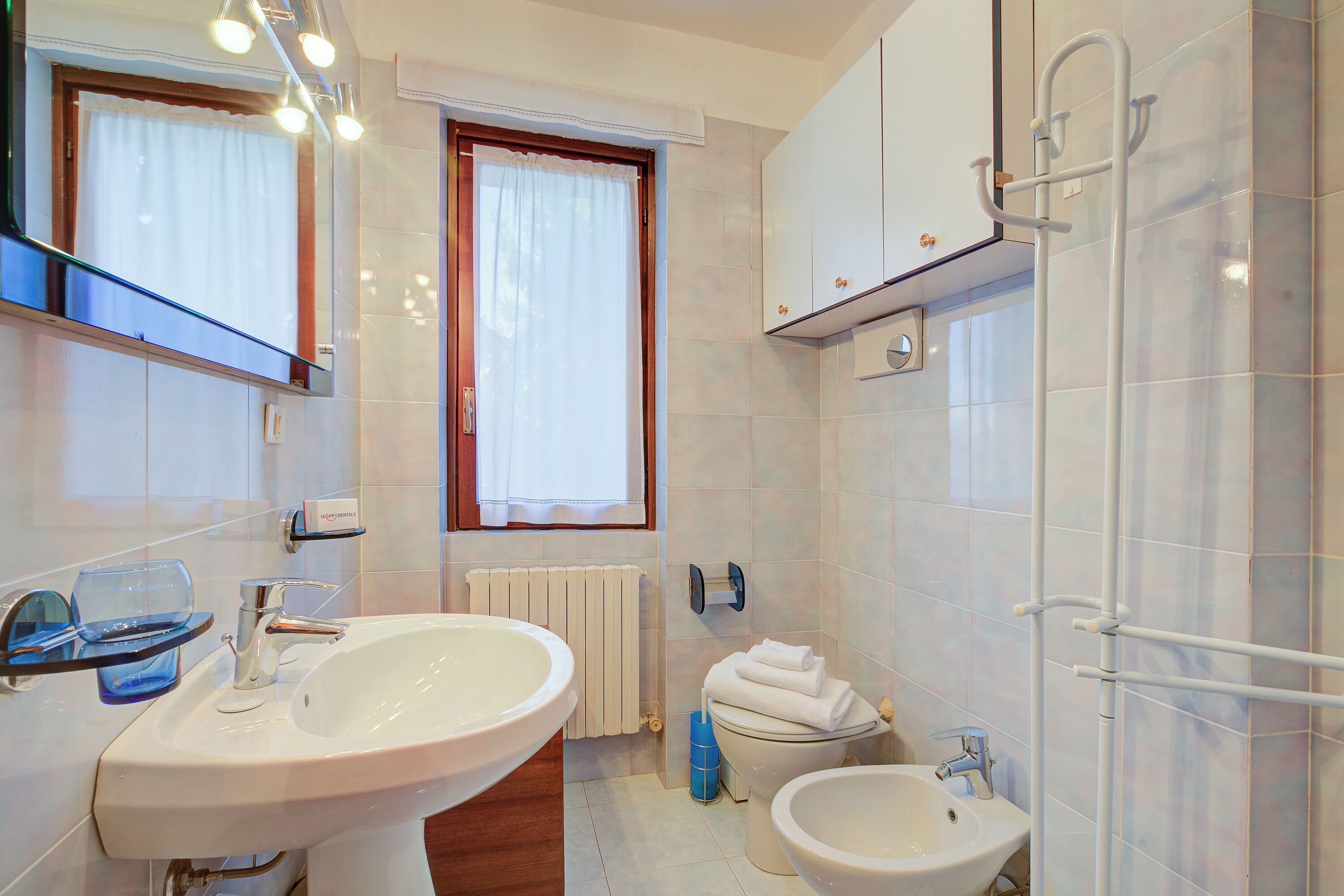 Standard Apartment, Multiple Bedrooms (Appartamento Il Rio) | Bathroom | Shower, hair dryer, bidet, towels