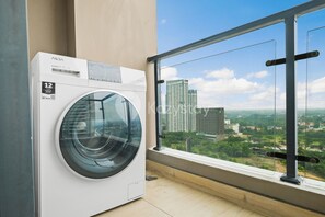 Căn hộ, 2 phòng ngủ, quang cảnh thành phố | Giặt ủi