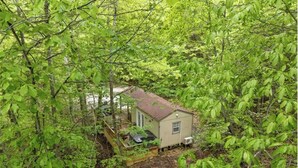 Exterior - Luxury Hilltop Couples Cabin with Hot Tub &  Red River Gorge Views (Stanton)