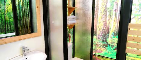 Standard Twin Room | Bathroom | Shower, free toiletries, bidet, towels