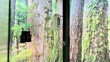 標準小木屋 | 浴室 | 淋浴設備、提供毛巾、番梘、洗頭水