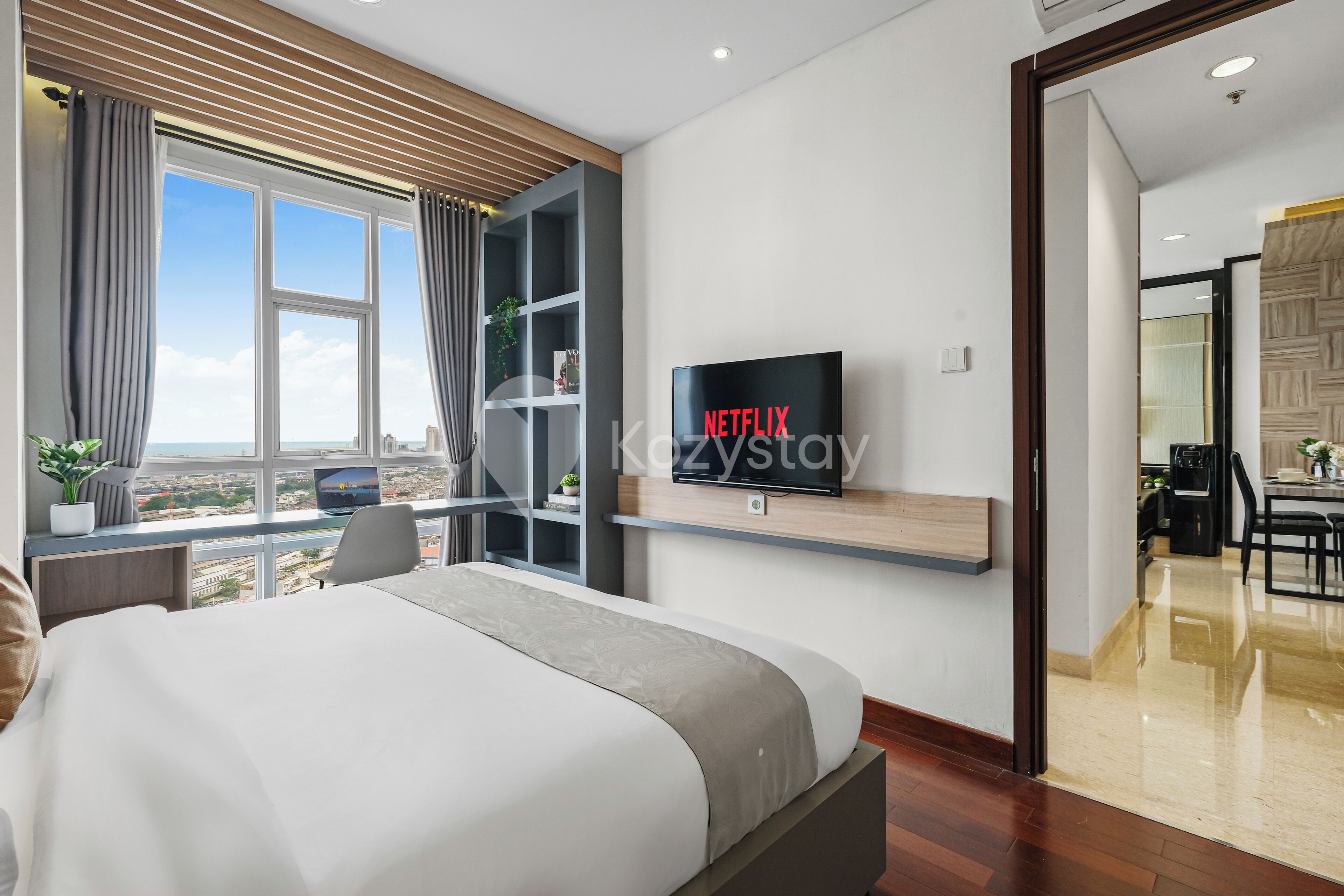 Apartment, 2 Bedrooms, City View