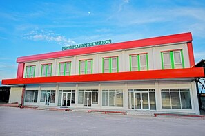 Façade de l’hébergement