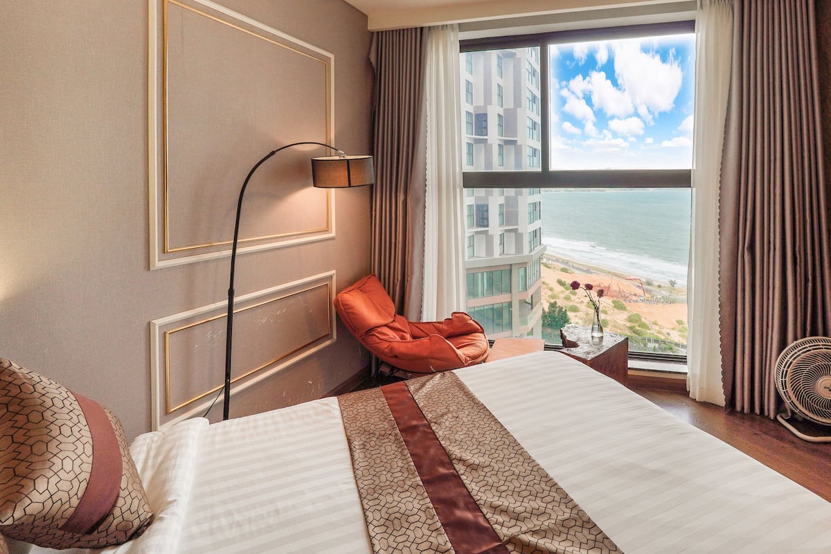 Quarto quådruplo executivo, vista para o oceano | Camas com colchÔes pillow-top, frigobar, cofres nos quartos
