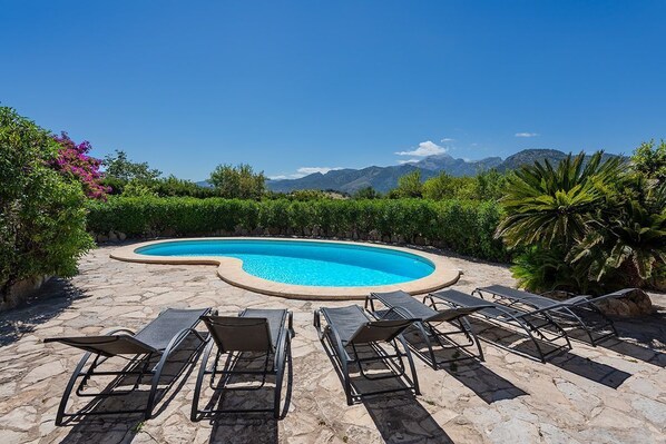 Pool - Villa- Sun and Mountain, Sa Murtera (Campanet)