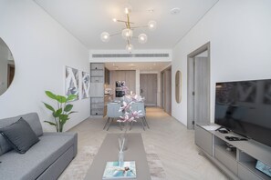 Interior - Luxury Stay At JVC with Pool & Gym (Dubai)
