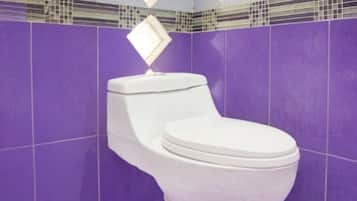 Ducha, artículos de tocador gratuitos, bidet, toallas