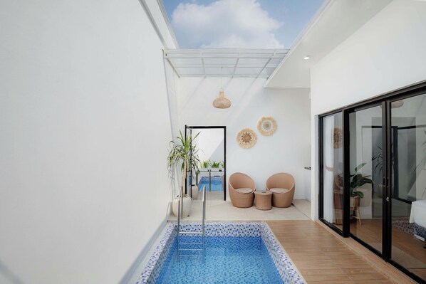 Deluxe Villa, 1 Bedroom, Pool View | Private pool