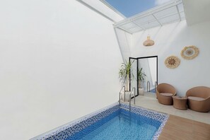 Villa Deluxe, 1 chambre, vue sur la piscine | Piscine privée