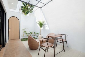 Deluxe Villa, 1 Bedroom, Pool View | Terrace/patio