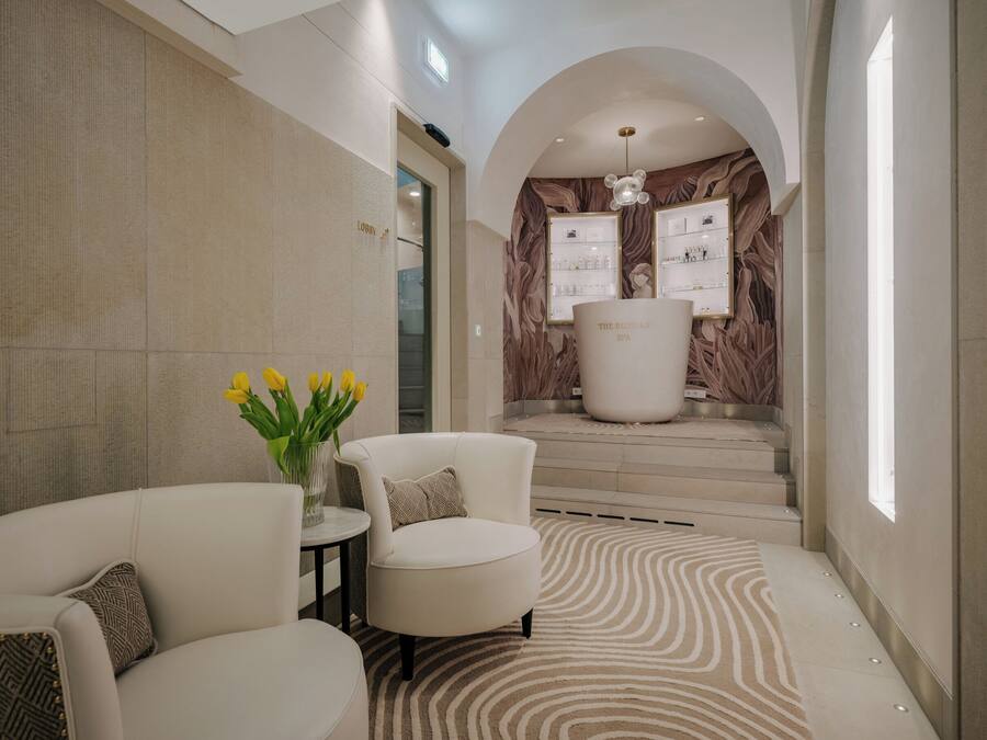 Khu tiếp tân spa