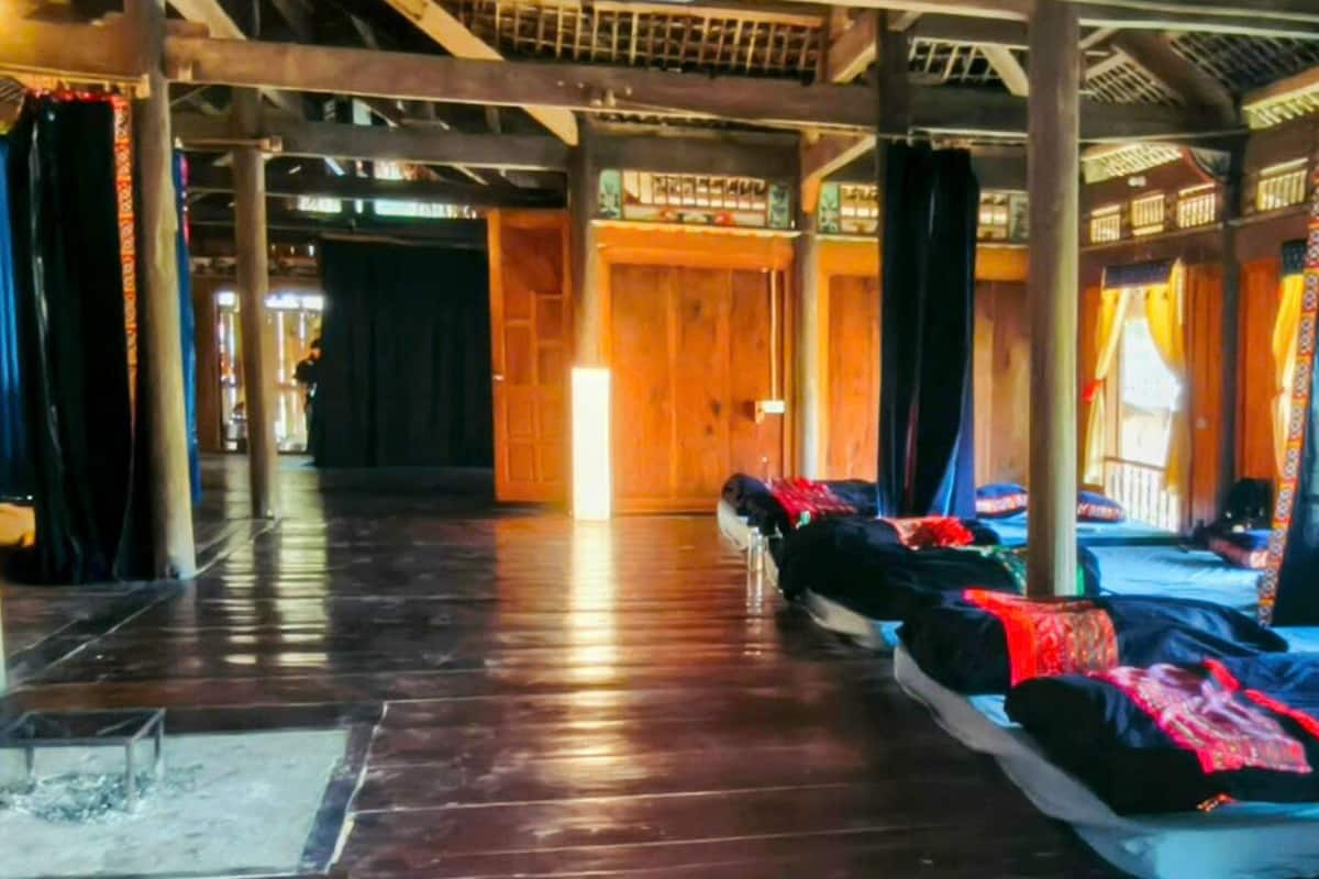 Dormitorio compartido, vista a la montaña | Ropa de cama