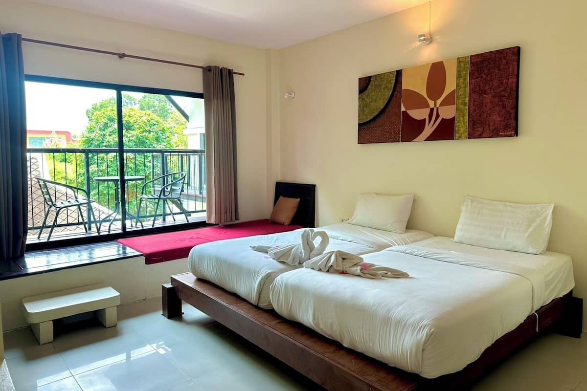 Superior-Zweibettzimmer, 2 Einzelbetten, Gartenblick