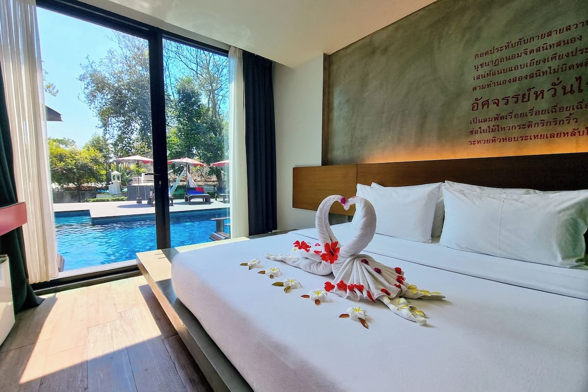 Double Room, Pool Access | 1 bedroom, free WiFi