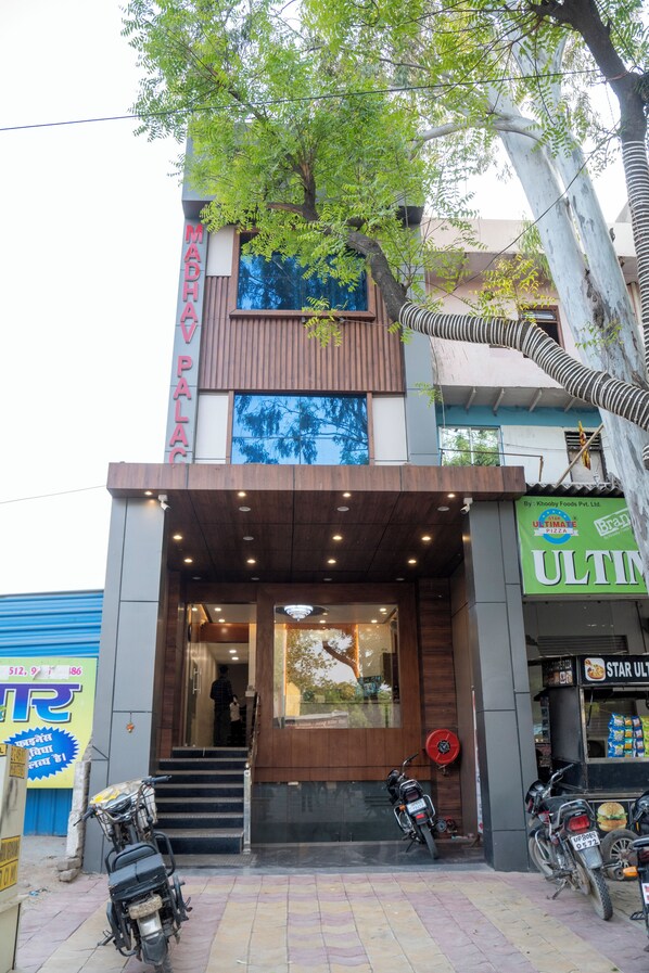 Voorkant van accommodatie