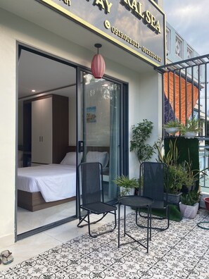 Overnatningsstedets facade